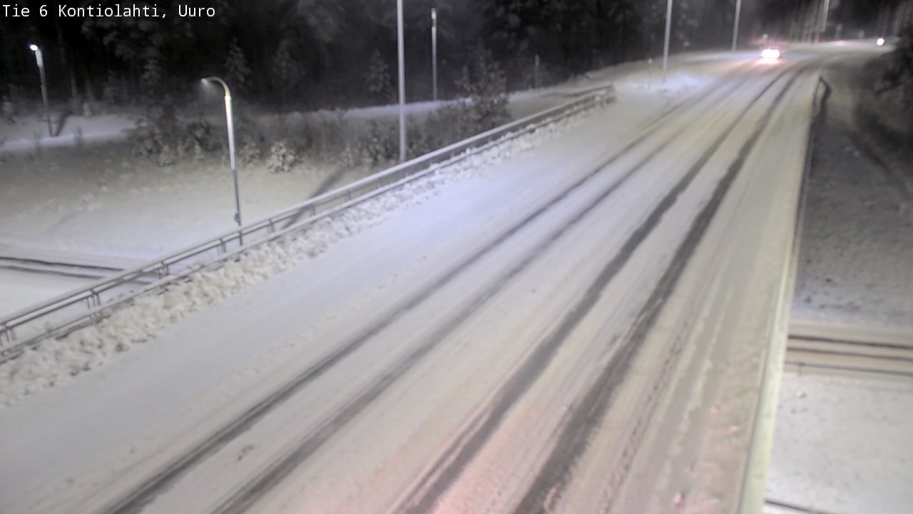 Weather Camera Image Väg 6 Kontiolax, Uuro, Kontiolahti, Pohjois-Karjala