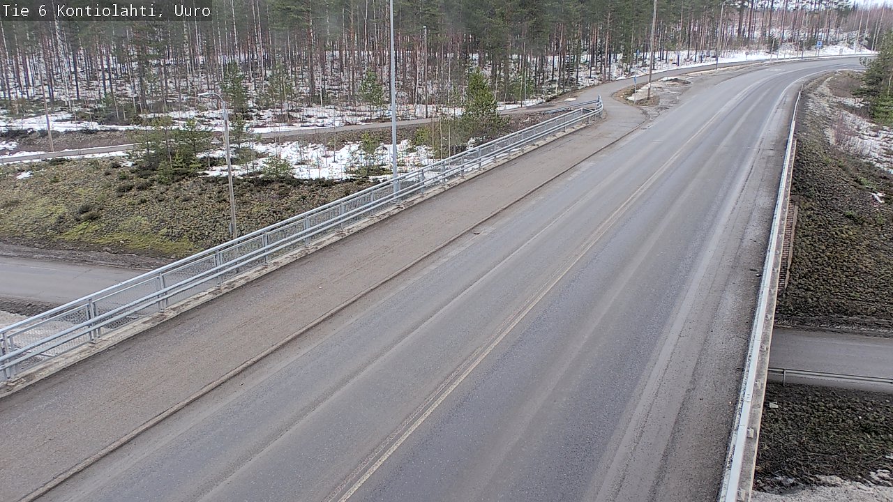 Weather Camera Image Väg 6 Kontiolax, Uuro, Kontiolahti, Pohjois-Karjala