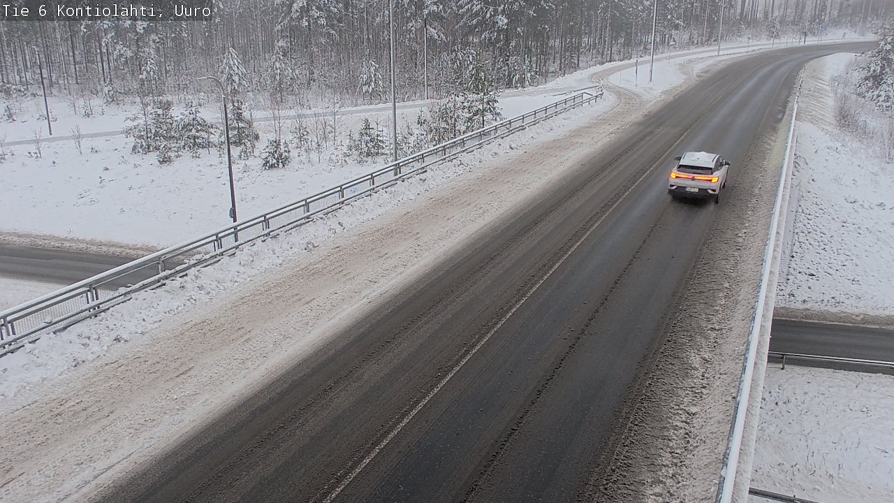 Weather Camera Image Väg 6 Kontiolax, Uuro, Kontiolahti, Pohjois-Karjala