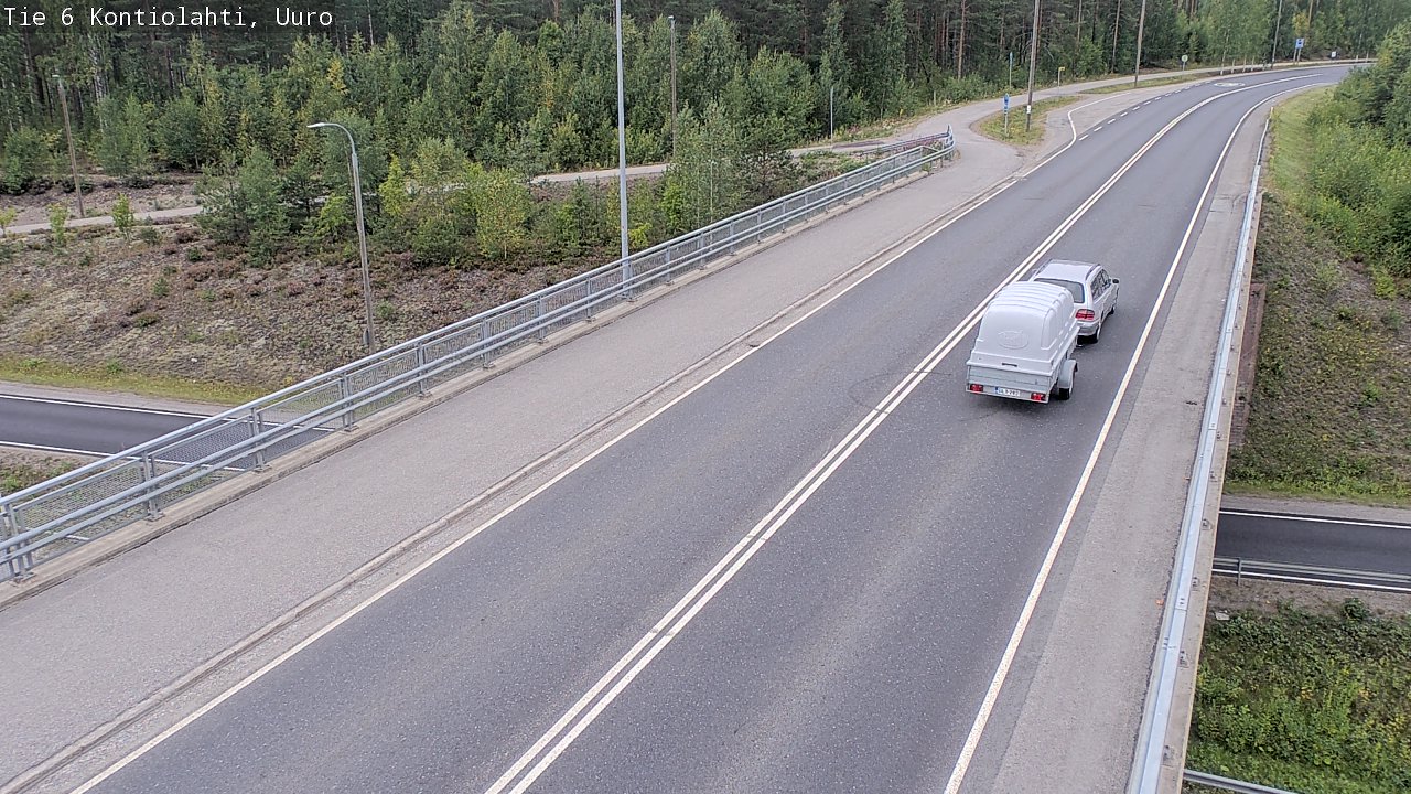 Weather Camera Image Väg 6 Kontiolax, Uuro, Kontiolahti, Pohjois-Karjala