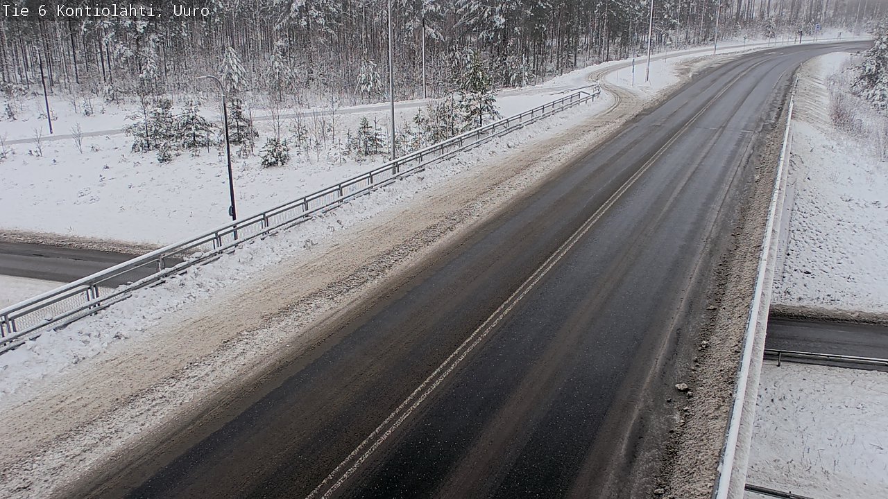 Weather Camera Image Väg 6 Kontiolax, Uuro, Kontiolahti, Pohjois-Karjala