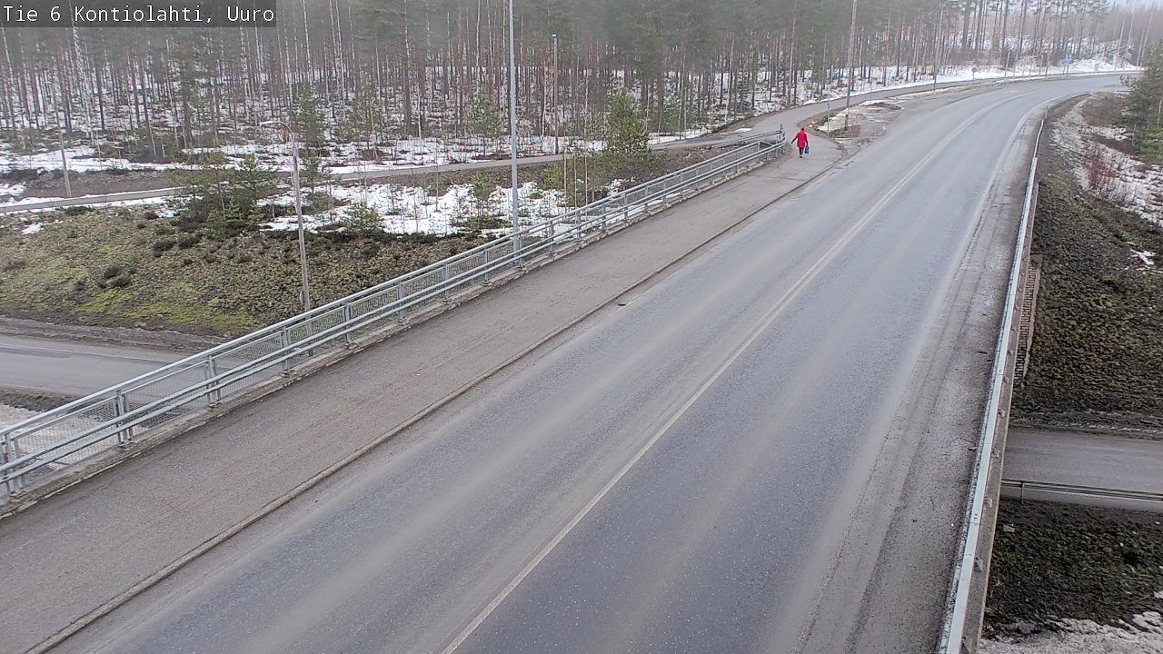 Weather Camera Image Väg 6 Kontiolax, Uuro, Kontiolahti, Pohjois-Karjala