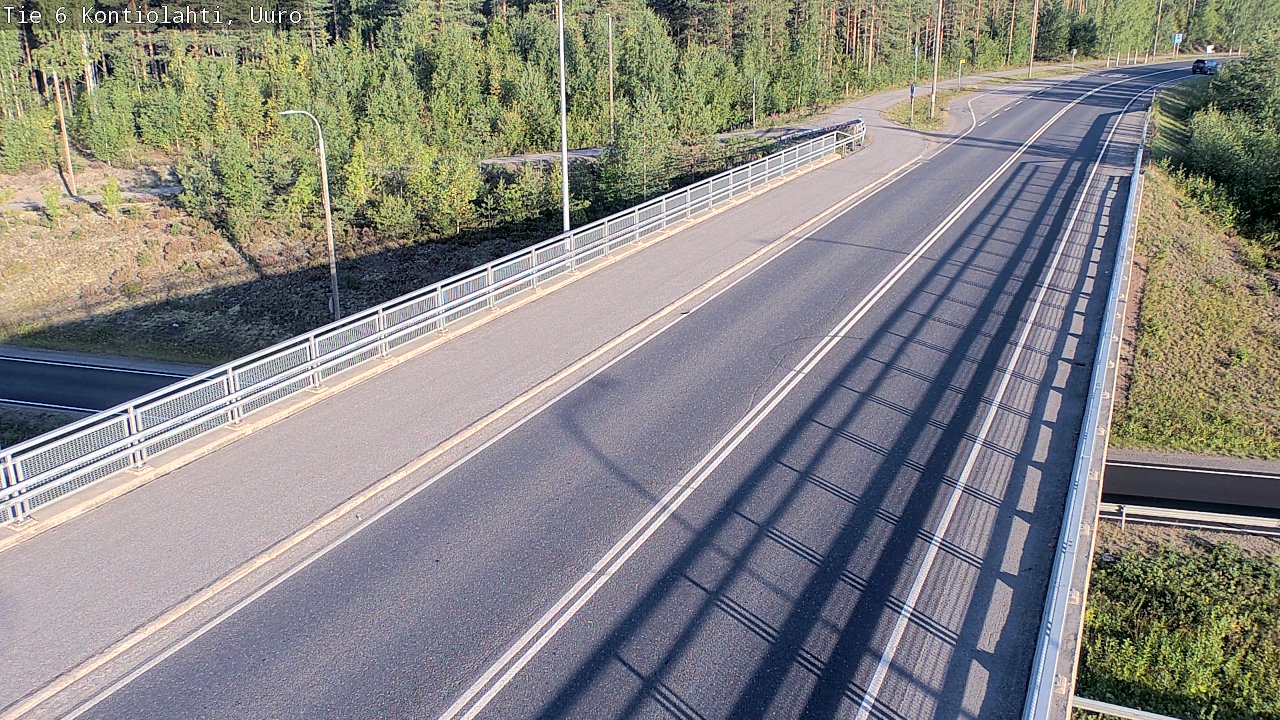 Weather Camera Image Road 6 Kontiolahti, Uuro, Kontiolahti, Pohjois-Karjala