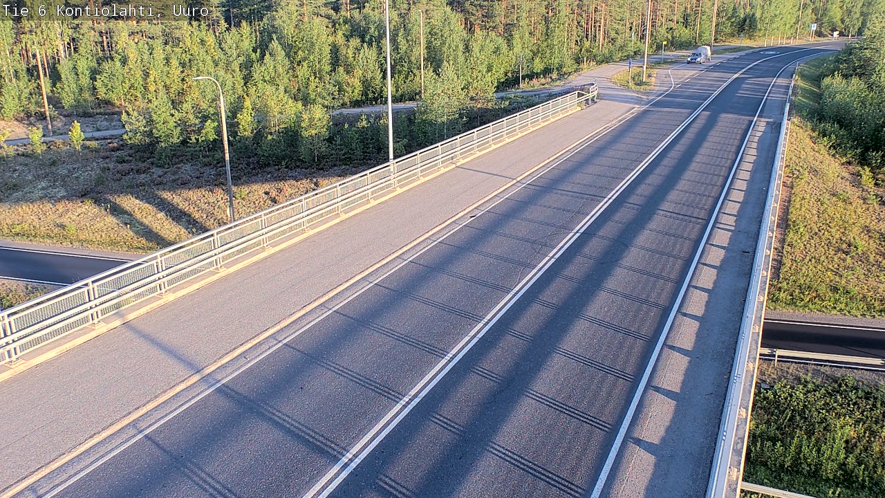 Weather Camera Image Road 6 Kontiolahti, Uuro, Kontiolahti, Pohjois-Karjala