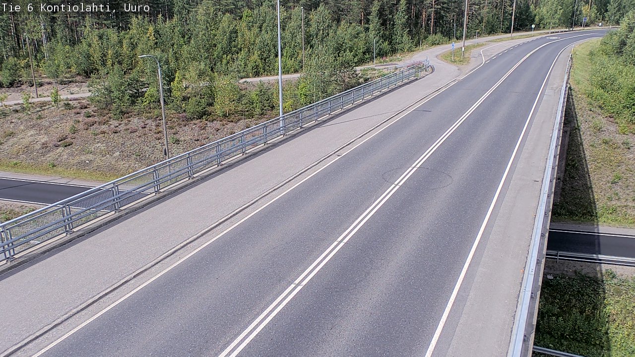 Weather Camera Image Väg 6 Kontiolax, Uuro, Kontiolahti, Pohjois-Karjala