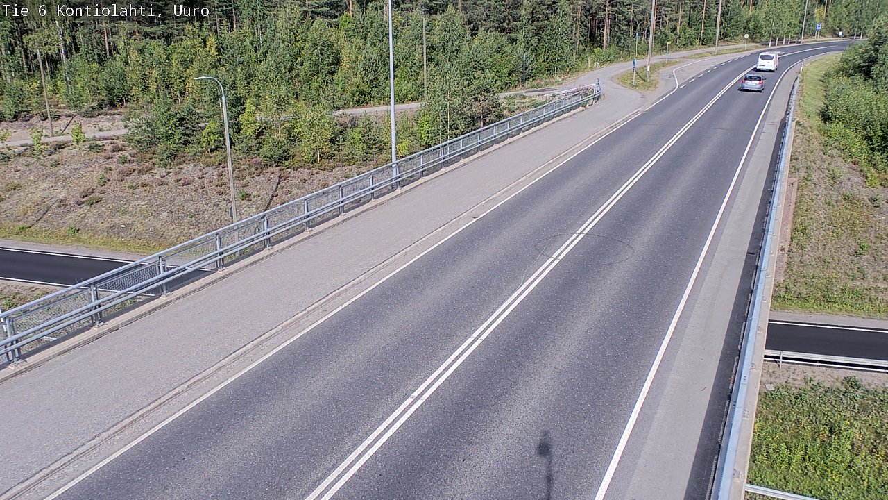 Weather Camera Image Road 6 Kontiolahti, Uuro, Kontiolahti, Pohjois-Karjala