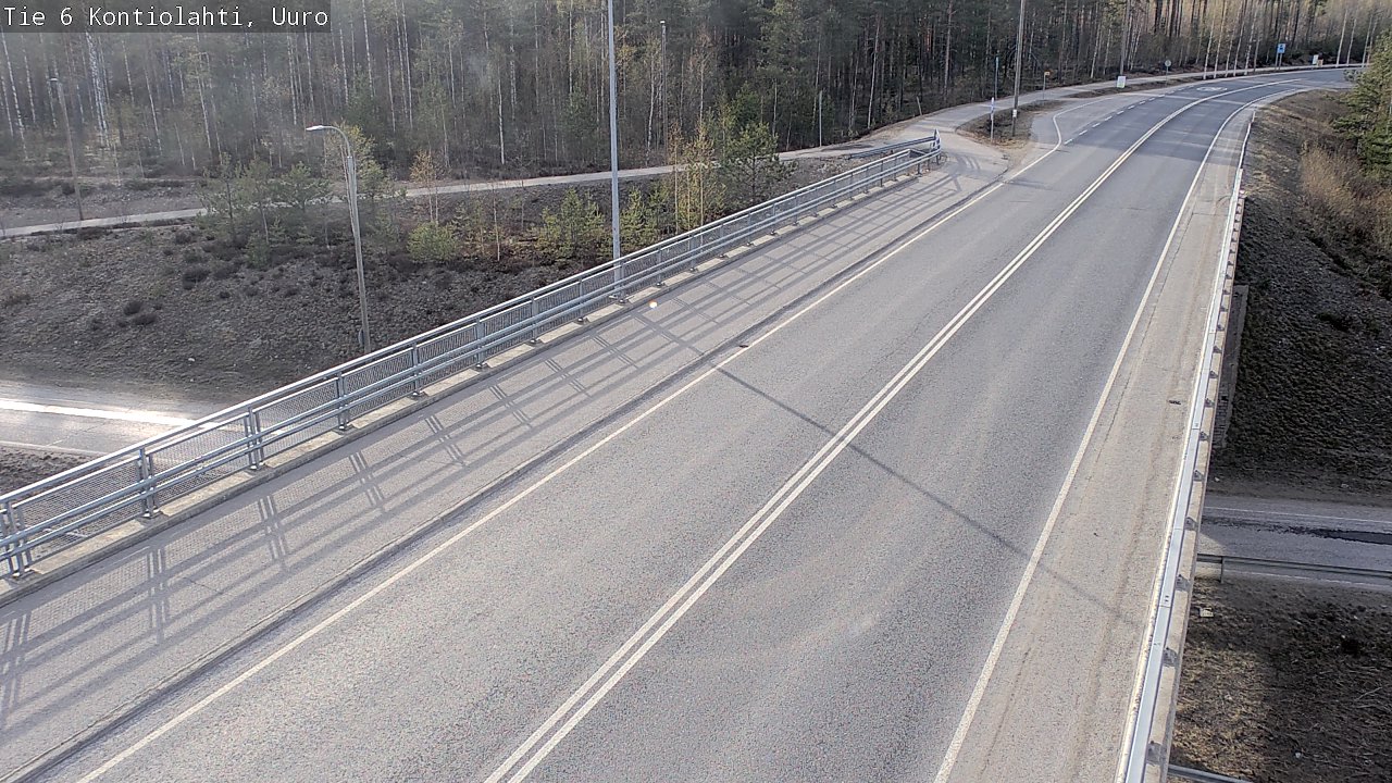 Kelikamerat Kuva Tie 6 Kontiolahti, Uuro, Kontiolahti, Pohjois-Karjala