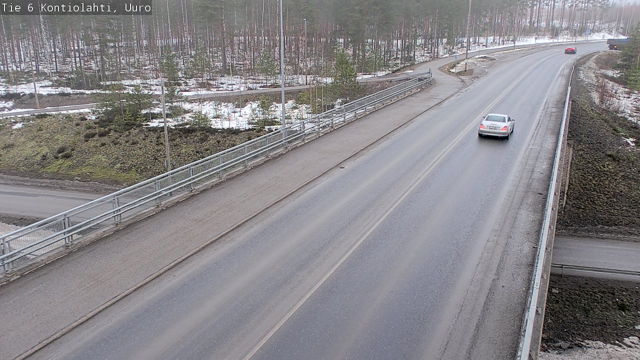 Weather Camera Image Väg 6 Kontiolax, Uuro, Kontiolahti, Pohjois-Karjala