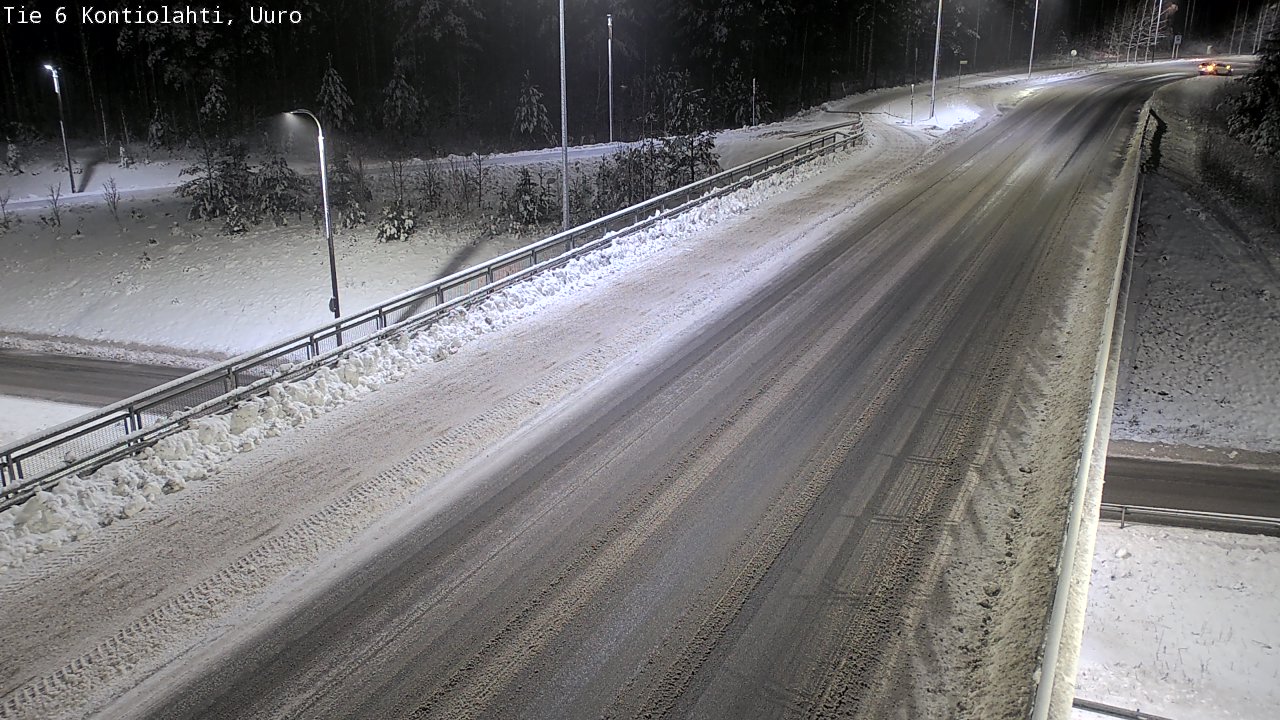 Weather Camera Image Väg 6 Kontiolax, Uuro, Kontiolahti, Pohjois-Karjala