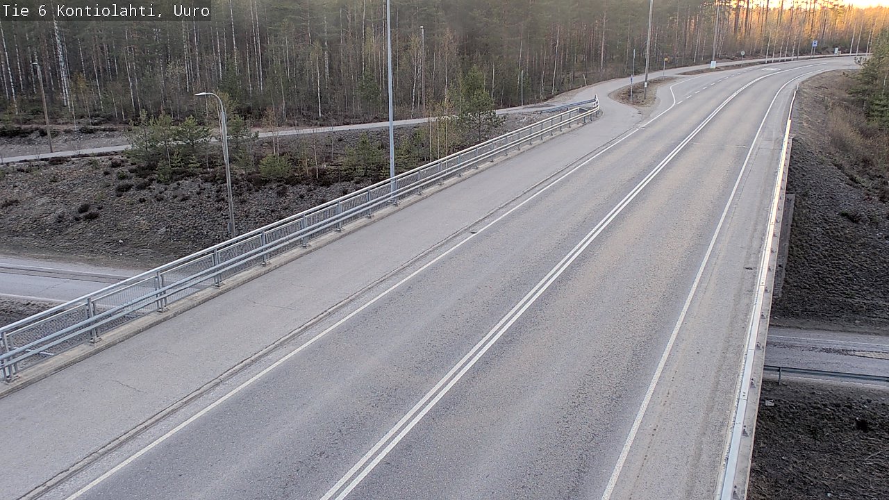 Kelikamerat Kuva Tie 6 Kontiolahti, Uuro, Kontiolahti, Pohjois-Karjala