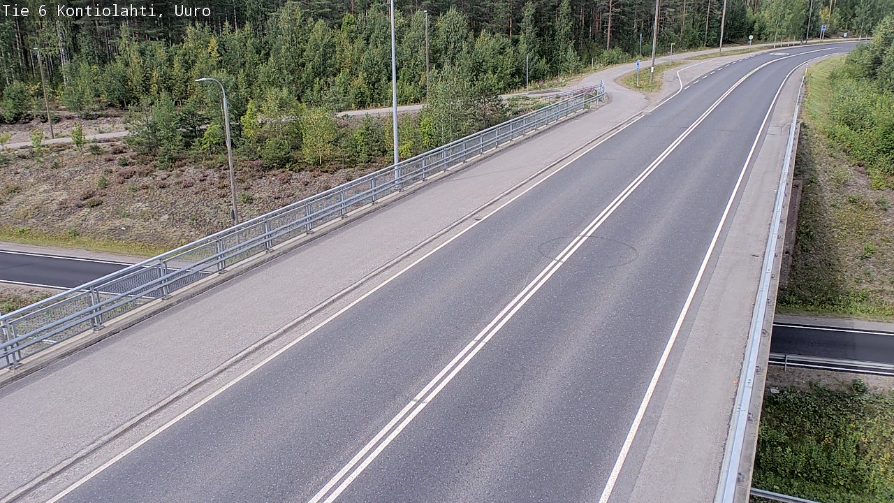 Weather Camera Image Väg 6 Kontiolax, Uuro, Kontiolahti, Pohjois-Karjala