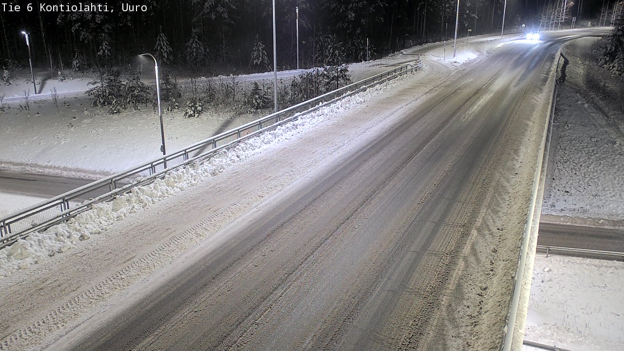 Weather Camera Image Väg 6 Kontiolax, Uuro, Kontiolahti, Pohjois-Karjala
