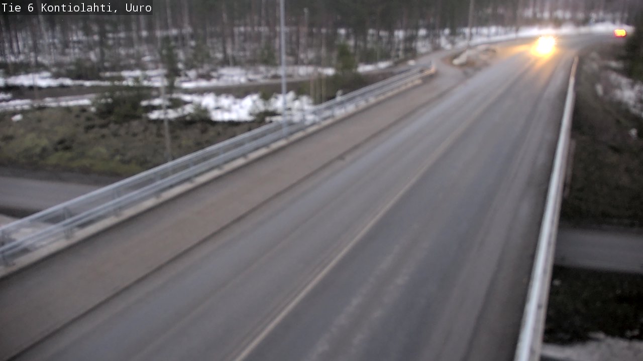 Weather Camera Image Väg 6 Kontiolax, Uuro, Kontiolahti, Pohjois-Karjala