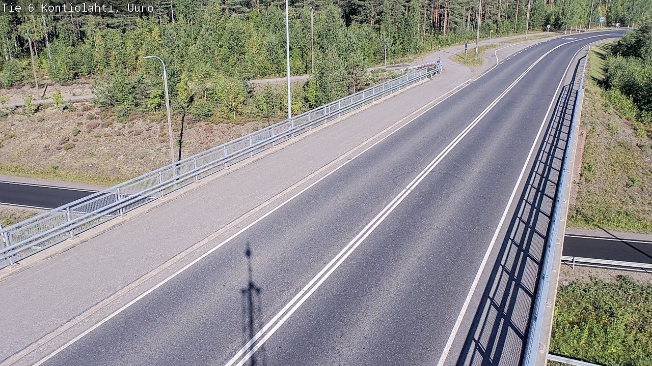 Weather Camera Image Road 6 Kontiolahti, Uuro, Kontiolahti, Pohjois-Karjala