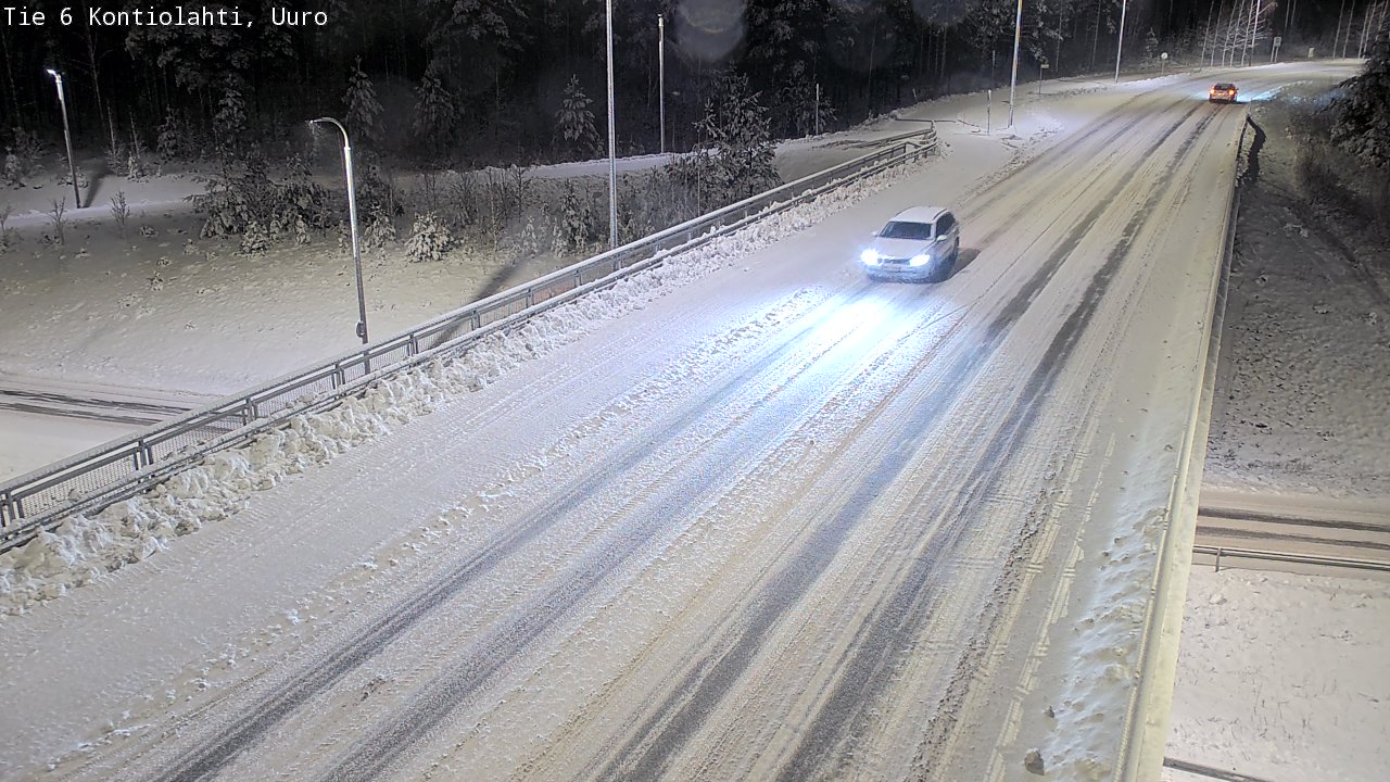 Weather Camera Image Väg 6 Kontiolax, Uuro, Kontiolahti, Pohjois-Karjala