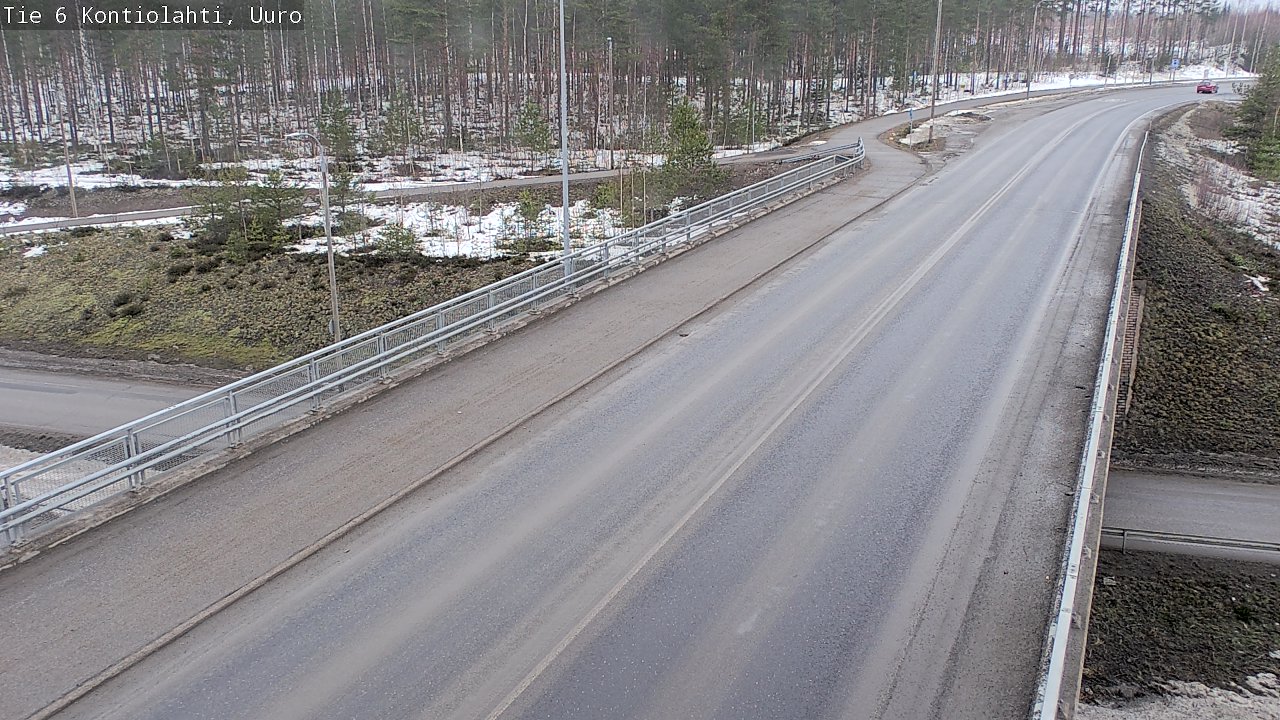 Weather Camera Image Väg 6 Kontiolax, Uuro, Kontiolahti, Pohjois-Karjala