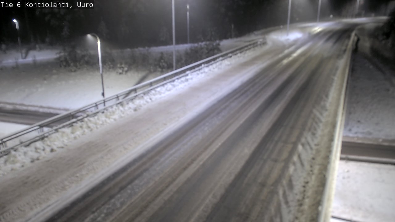 Weather Camera Image Väg 6 Kontiolax, Uuro, Kontiolahti, Pohjois-Karjala
