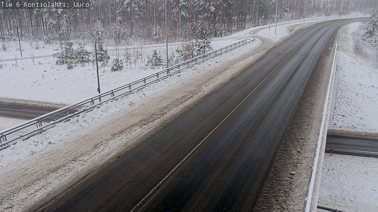 Weather Camera Image Väg 6 Kontiolax, Uuro, Kontiolahti, Pohjois-Karjala