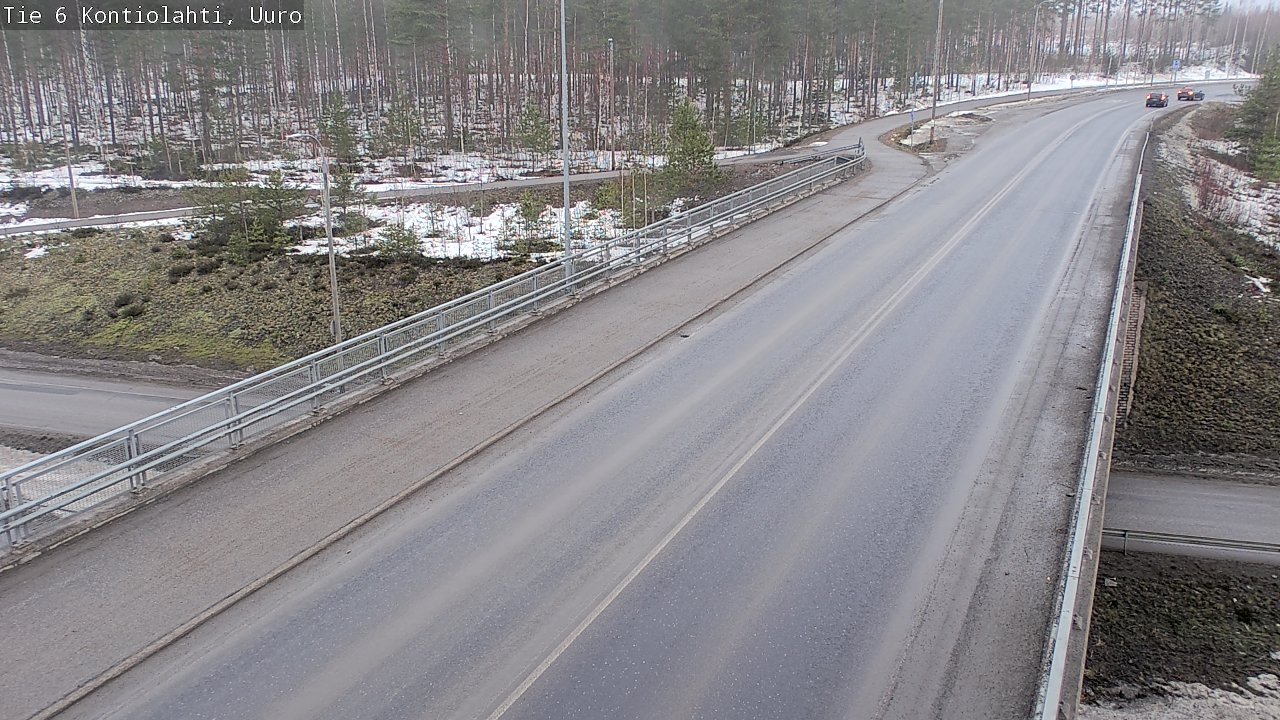 Weather Camera Image Väg 6 Kontiolax, Uuro, Kontiolahti, Pohjois-Karjala