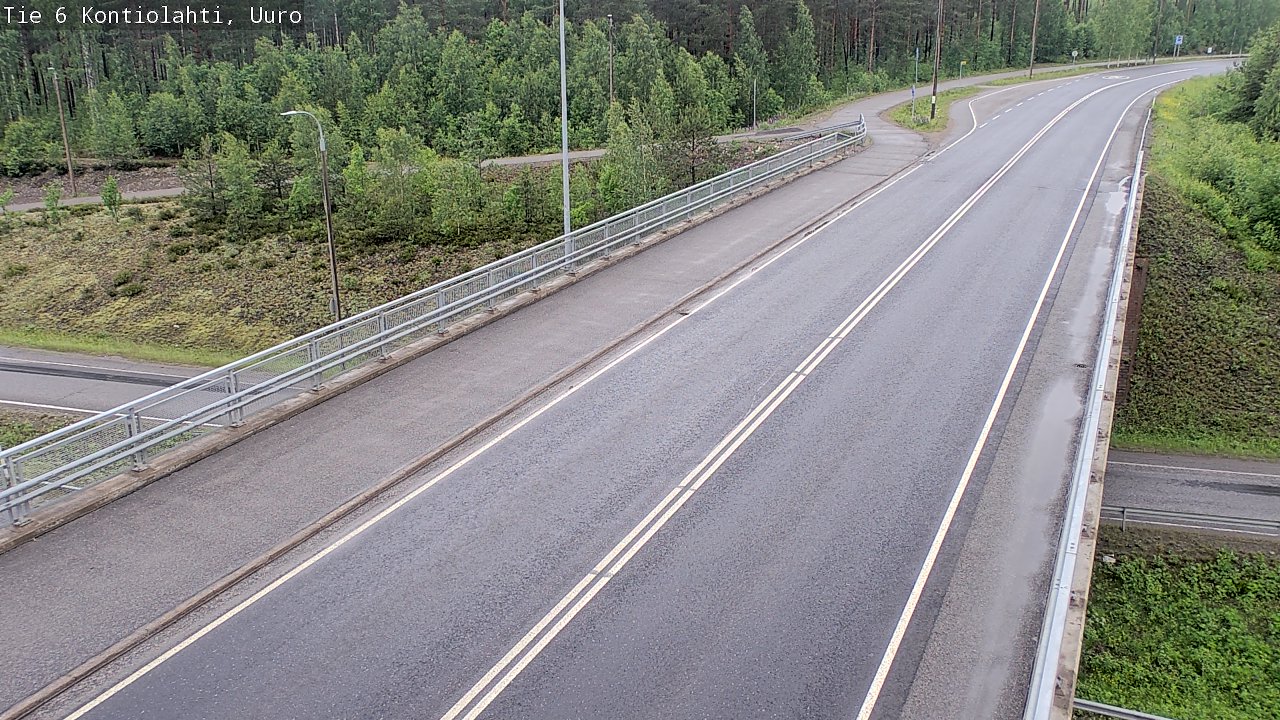 Weather Camera Image Väg 6 Kontiolax, Uuro, Kontiolahti, Pohjois-Karjala