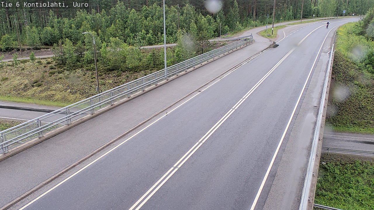 Weather Camera Image Väg 6 Kontiolax, Uuro, Kontiolahti, Pohjois-Karjala