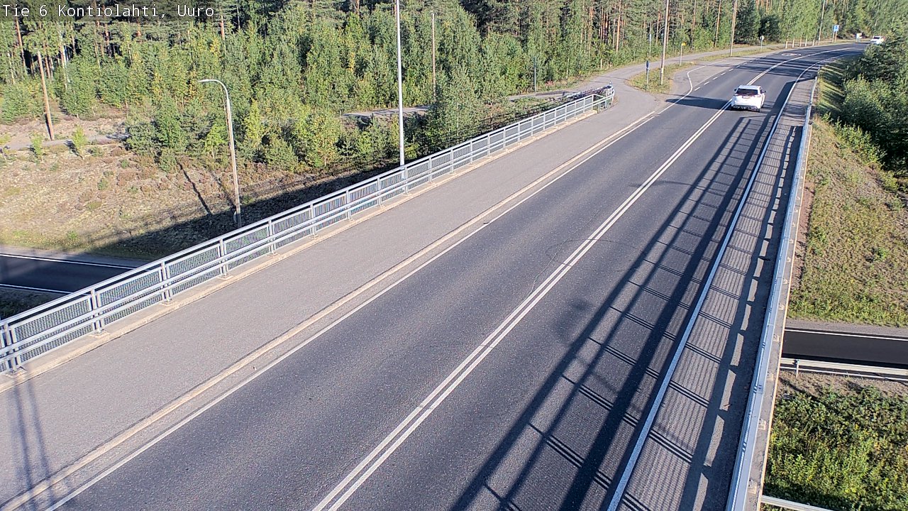 Weather Camera Image Road 6 Kontiolahti, Uuro, Kontiolahti, Pohjois-Karjala