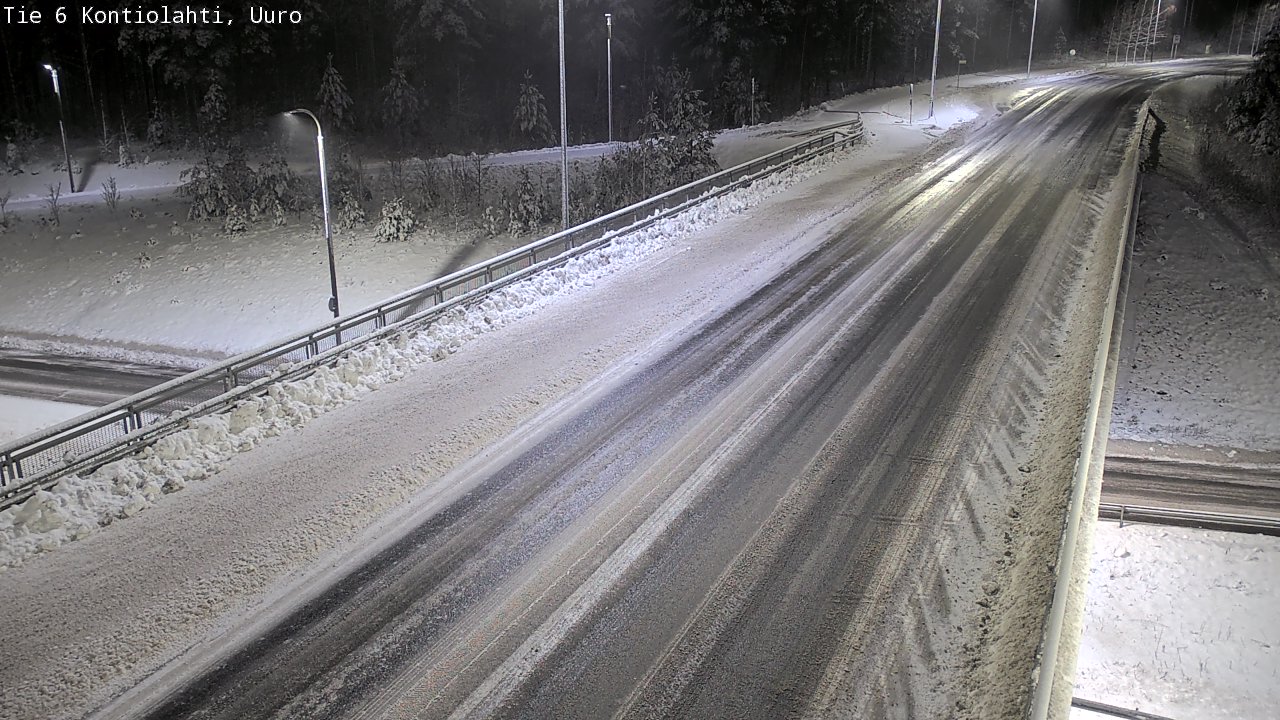 Weather Camera Image Väg 6 Kontiolax, Uuro, Kontiolahti, Pohjois-Karjala