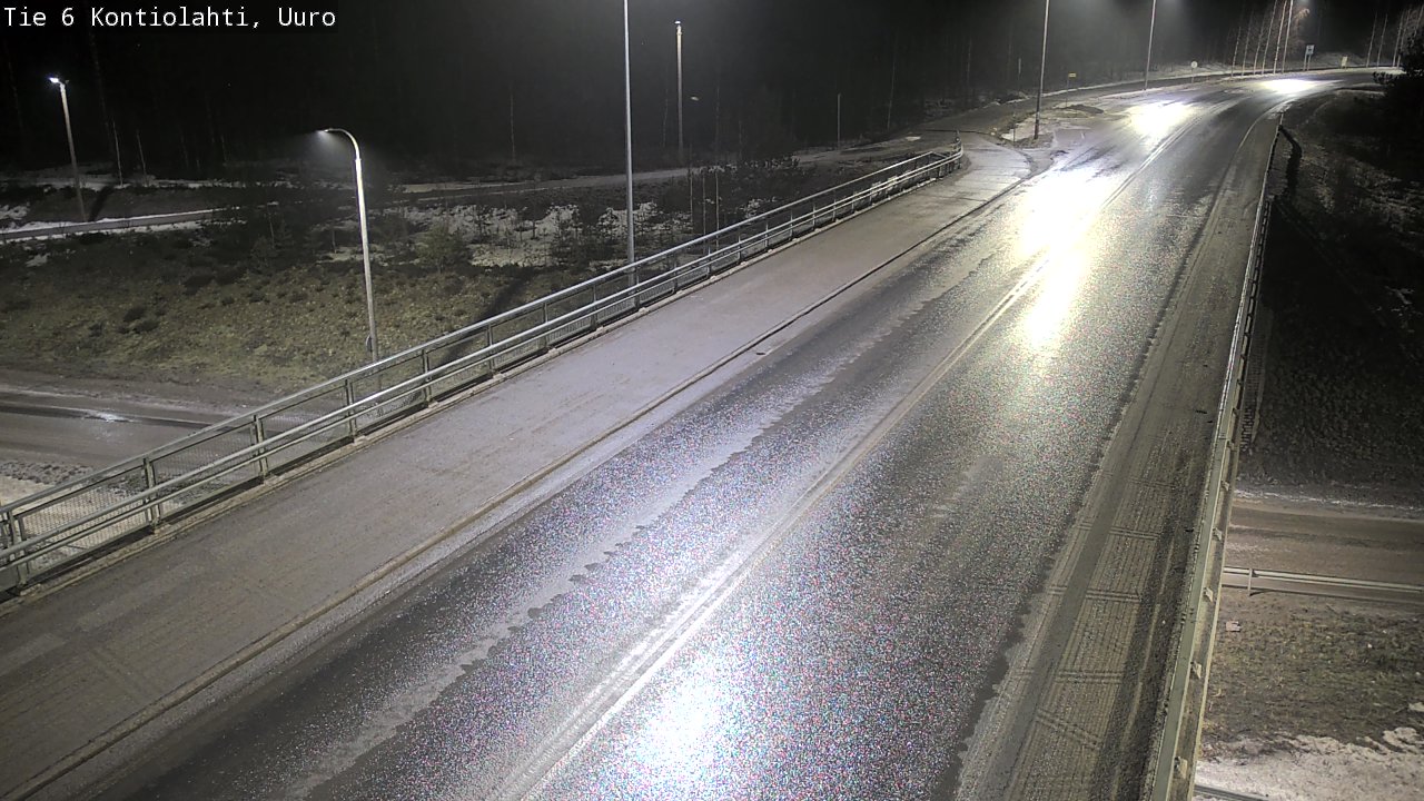Weather Camera Image Väg 6 Kontiolax, Uuro, Kontiolahti, Pohjois-Karjala