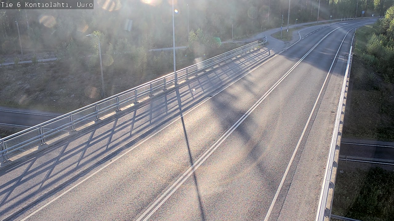 Kelikamerat Kuva Tie 6 Kontiolahti, Uuro, Kontiolahti, Pohjois-Karjala