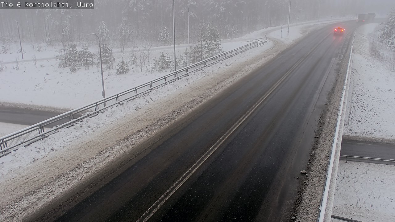 Weather Camera Image Väg 6 Kontiolax, Uuro, Kontiolahti, Pohjois-Karjala