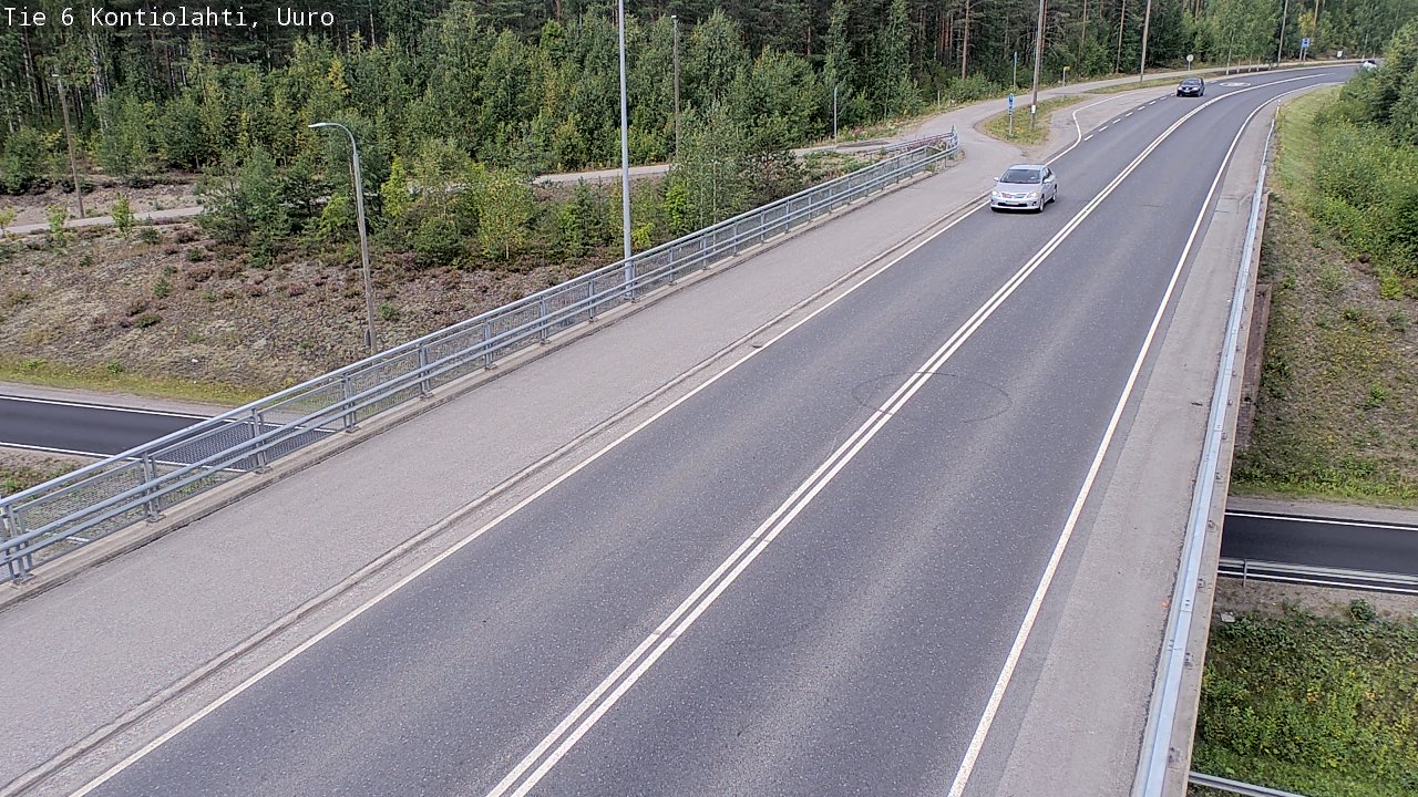 Weather Camera Image Väg 6 Kontiolax, Uuro, Kontiolahti, Pohjois-Karjala