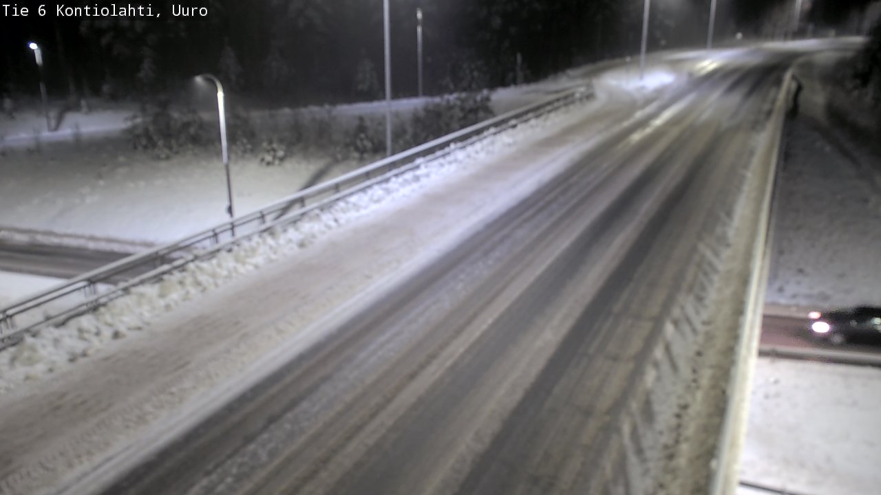 Weather Camera Image Väg 6 Kontiolax, Uuro, Kontiolahti, Pohjois-Karjala