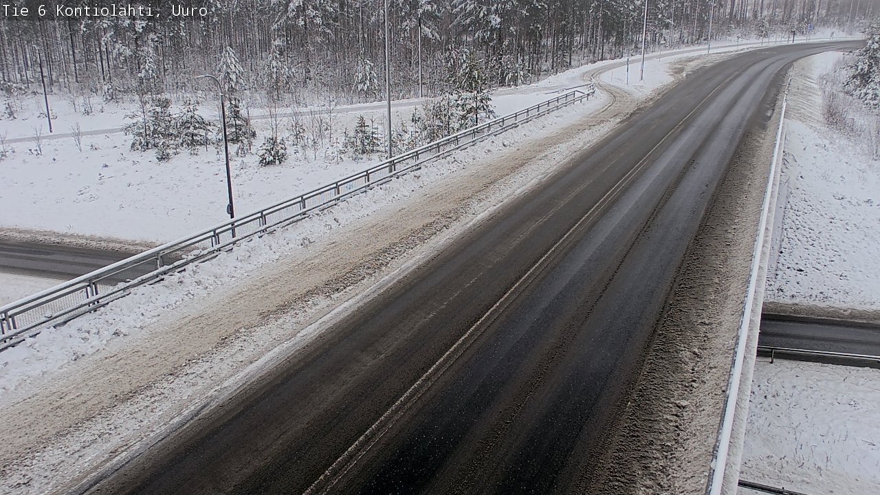 Weather Camera Image Väg 6 Kontiolax, Uuro, Kontiolahti, Pohjois-Karjala
