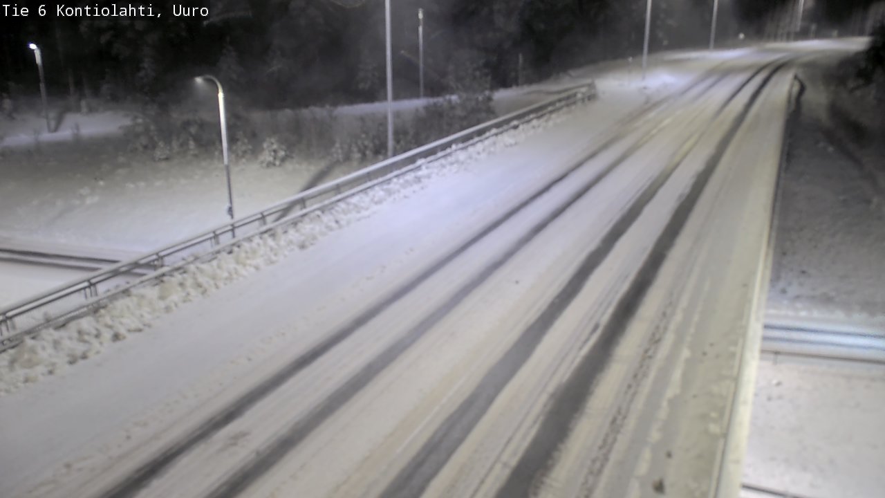 Weather Camera Image Väg 6 Kontiolax, Uuro, Kontiolahti, Pohjois-Karjala