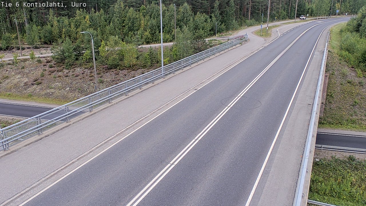 Weather Camera Image Väg 6 Kontiolax, Uuro, Kontiolahti, Pohjois-Karjala