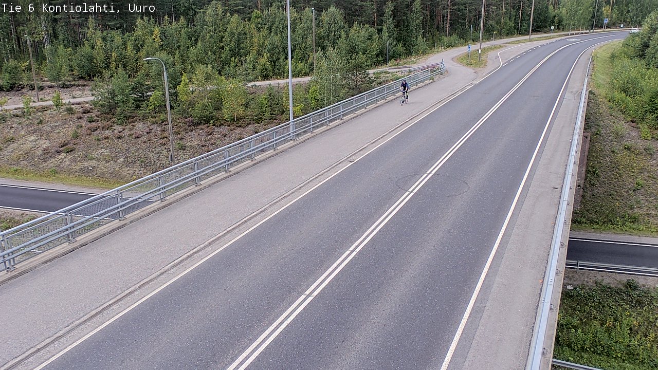 Weather Camera Image Väg 6 Kontiolax, Uuro, Kontiolahti, Pohjois-Karjala