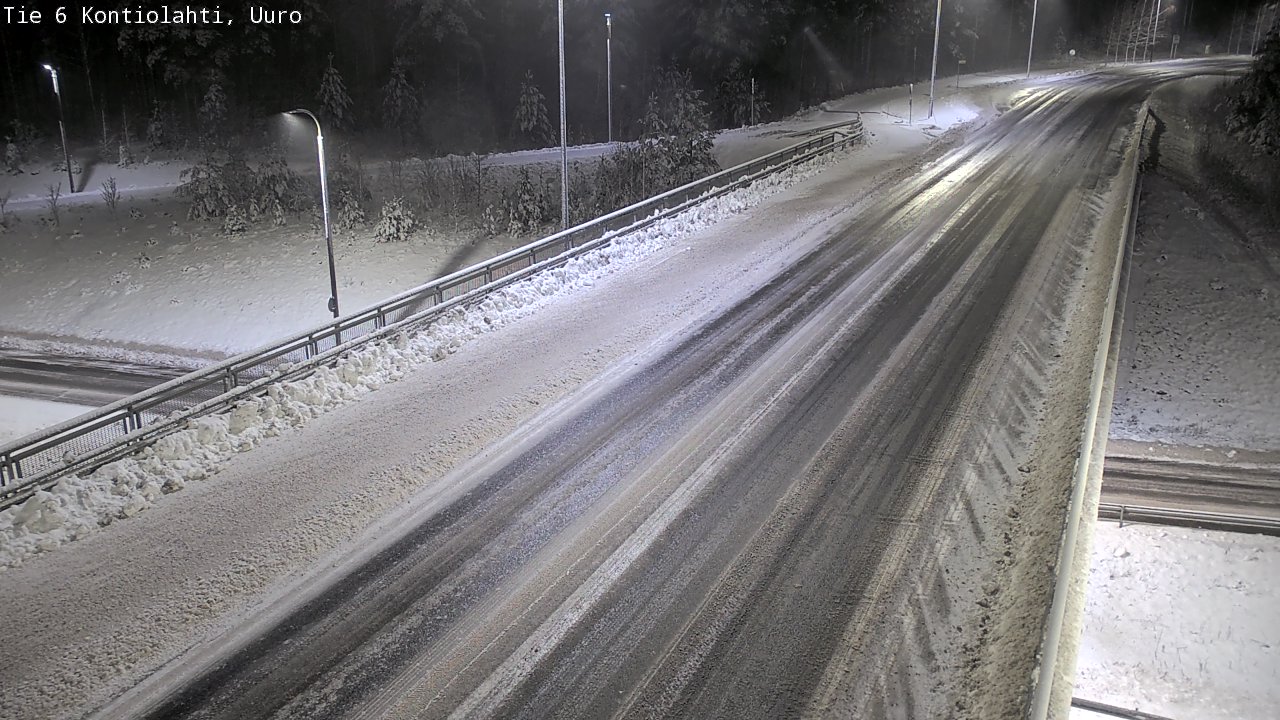 Weather Camera Image Väg 6 Kontiolax, Uuro, Kontiolahti, Pohjois-Karjala