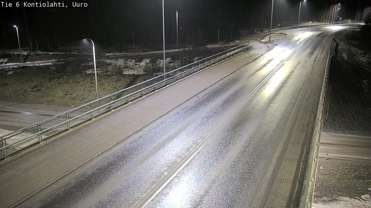 Weather Camera Image Väg 6 Kontiolax, Uuro, Kontiolahti, Pohjois-Karjala