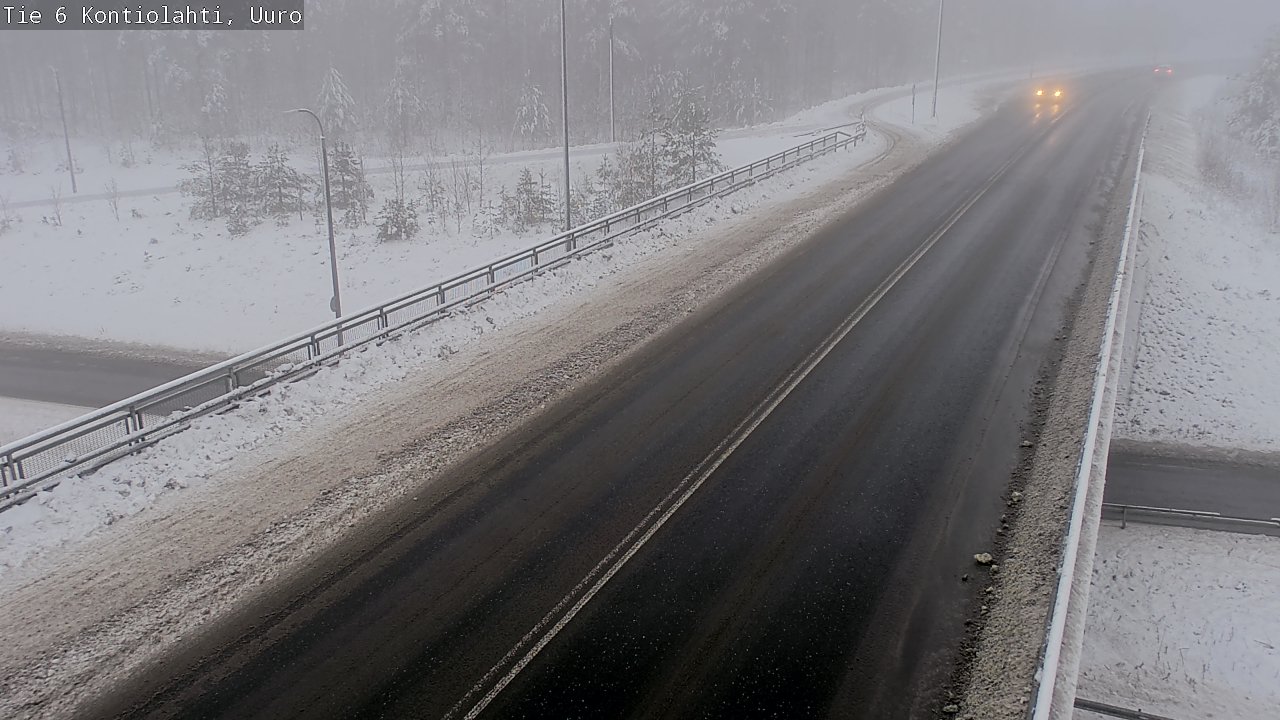 Weather Camera Image Väg 6 Kontiolax, Uuro, Kontiolahti, Pohjois-Karjala