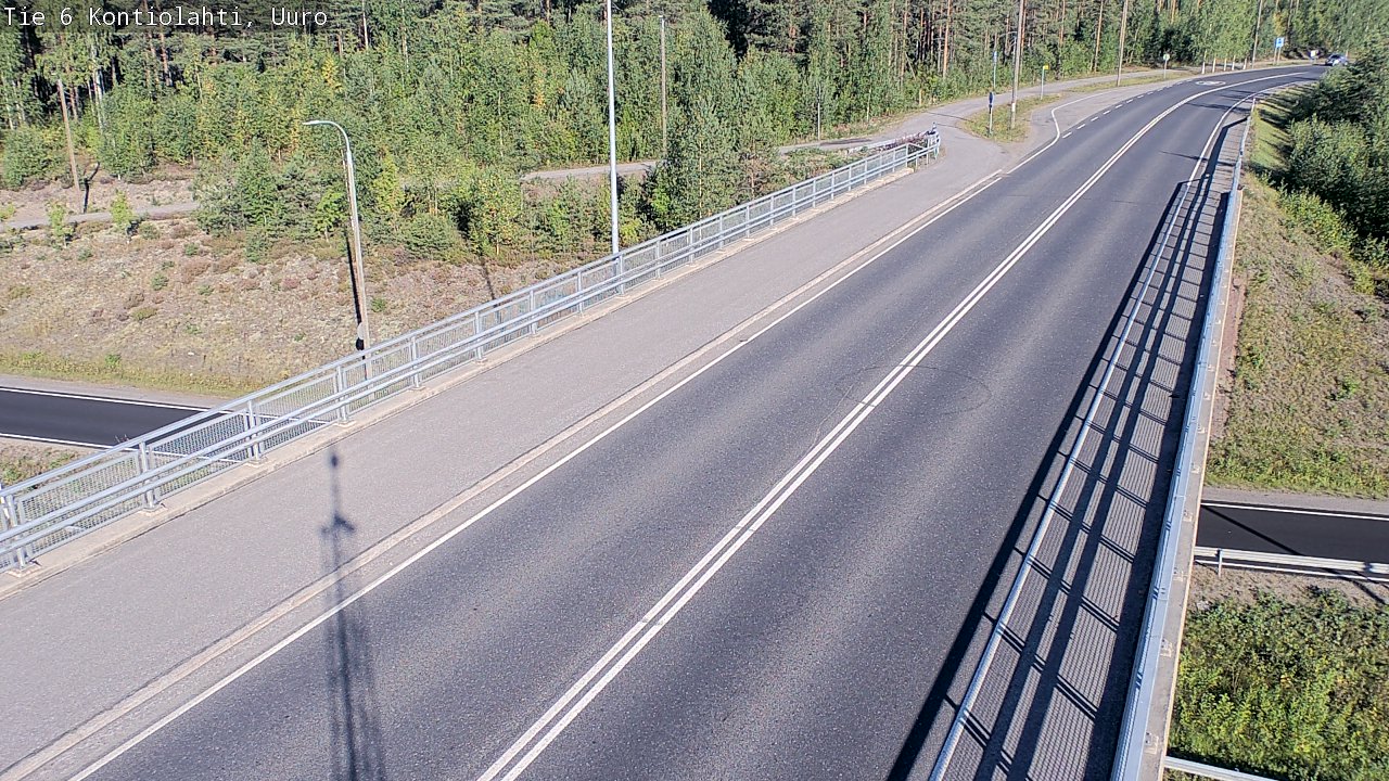 Weather Camera Image Road 6 Kontiolahti, Uuro, Kontiolahti, Pohjois-Karjala