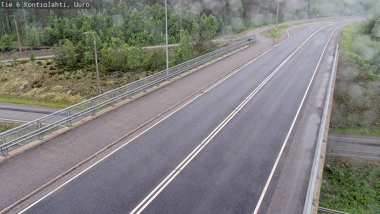 Kelikamerat Kuva Tie 6 Kontiolahti, Uuro, Kontiolahti, Pohjois-Karjala