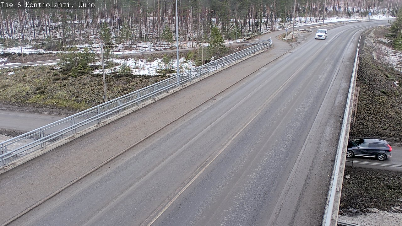 Weather Camera Image Väg 6 Kontiolax, Uuro, Kontiolahti, Pohjois-Karjala