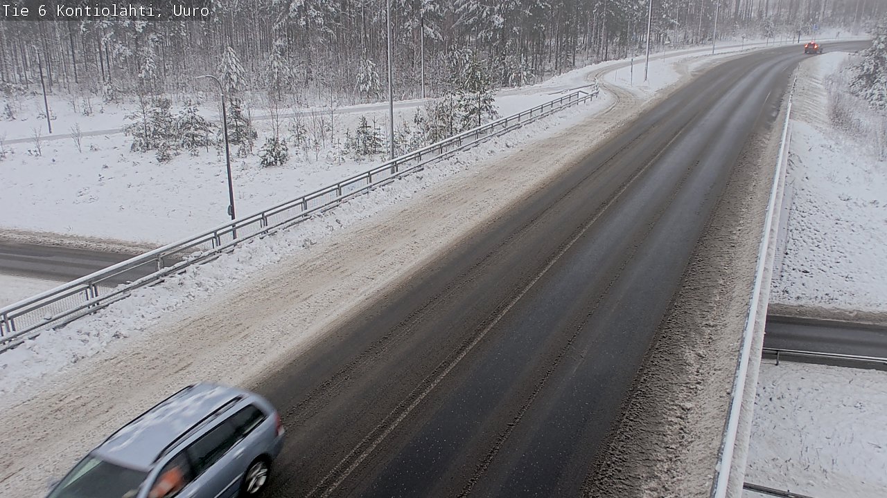 Weather Camera Image Väg 6 Kontiolax, Uuro, Kontiolahti, Pohjois-Karjala