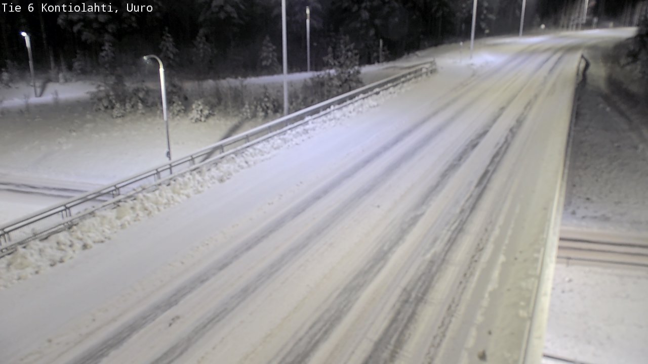 Weather Camera Image Väg 6 Kontiolax, Uuro, Kontiolahti, Pohjois-Karjala