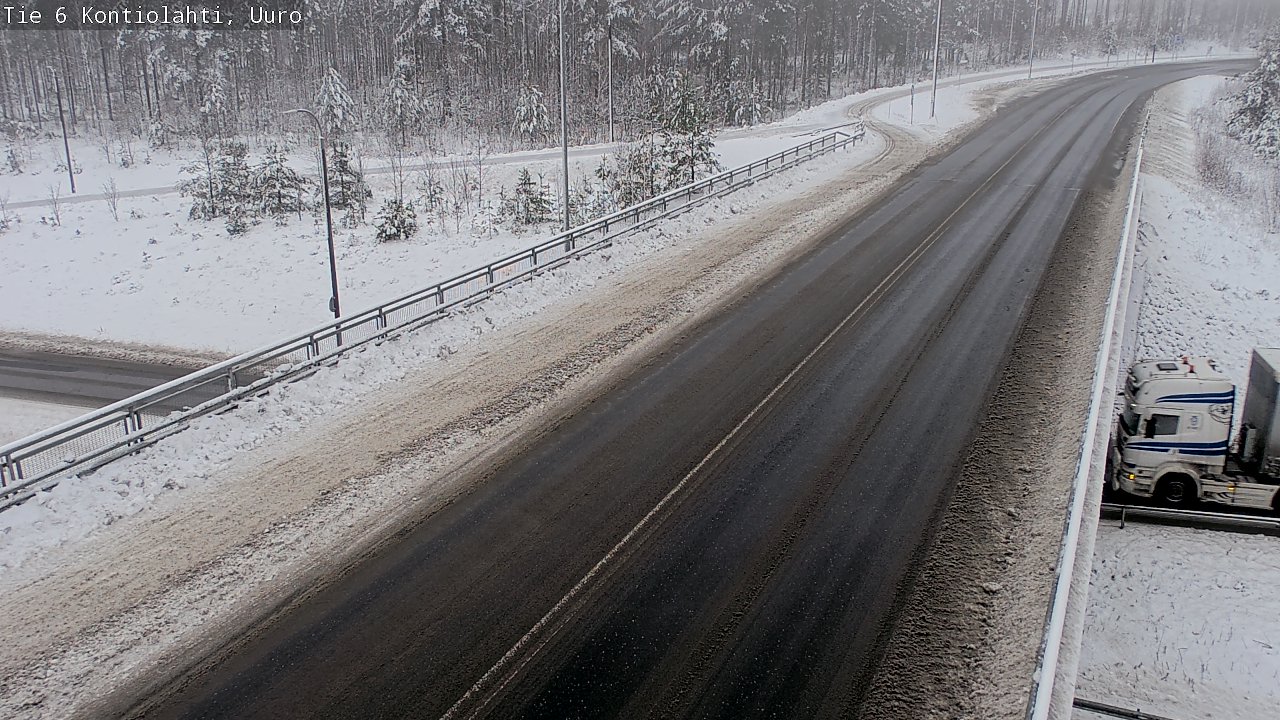 Weather Camera Image Väg 6 Kontiolax, Uuro, Kontiolahti, Pohjois-Karjala