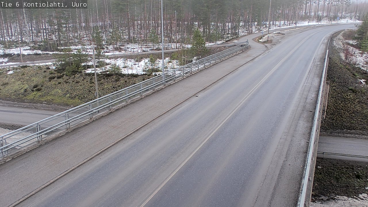 Weather Camera Image Väg 6 Kontiolax, Uuro, Kontiolahti, Pohjois-Karjala