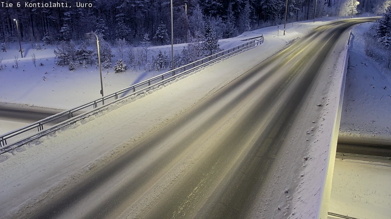 Kelikamerat Kuva Tie 6 Kontiolahti, Uuro, Kontiolahti, Pohjois-Karjala