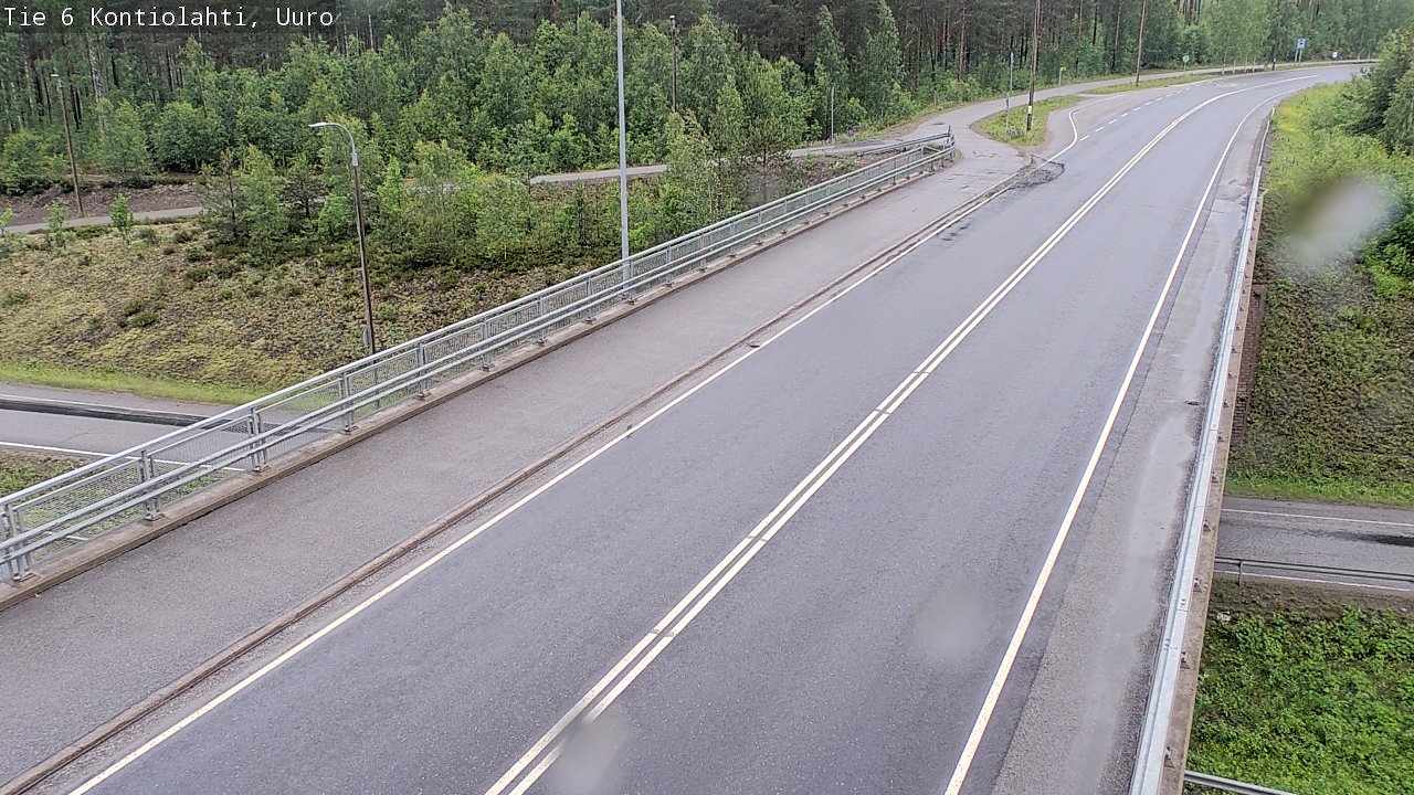 Weather Camera Image Väg 6 Kontiolax, Uuro, Kontiolahti, Pohjois-Karjala
