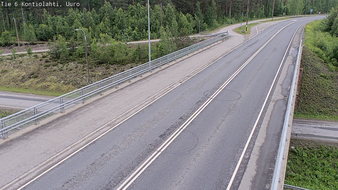 Weather Camera Image Väg 6 Kontiolax, Uuro, Kontiolahti, Pohjois-Karjala