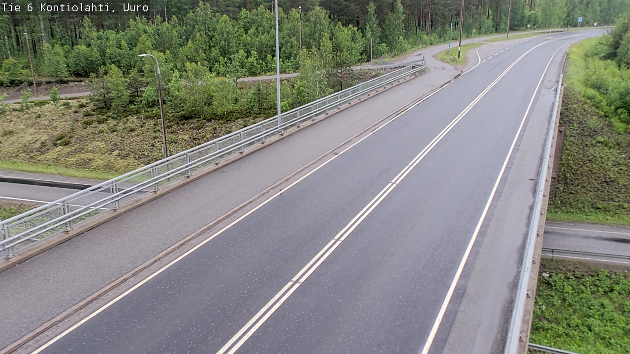Weather Camera Image Väg 6 Kontiolax, Uuro, Kontiolahti, Pohjois-Karjala
